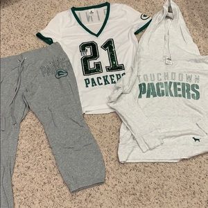 PINK Green Bay Packers bundle